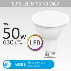 -S GU10 7W M1 4000K LED sijalica 170-240V Mitea Lighting