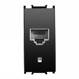 WVTT1404-4BL EU2 1M CAT5e crna kompjuterska priključnica Thea Modular Panasonic