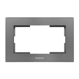 Panasonic okvir tamno sivi duple šuho priključnice WKTF0809-2DG EU4 Karre Plus