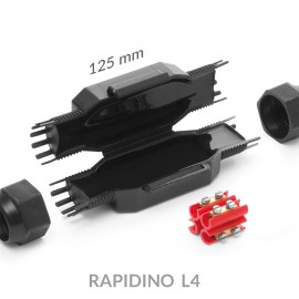 RAPIDINO L4 - mini spojnica IP68/IP69K konektor 4x4mm2 (pakovanje 1 kom) Raytech