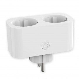MS-809M-W BELA dupla pametna utičnica WiFi smart plug 16A 2.4GHZ APP+IOS sa meračem potrošnje Mitea Electric