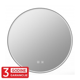 M209495 800x25mm Touch CCT 3000~6500K IP44 CRNO Ogledalo sa pozadinskim LED osvetljenjem 20W 3Y Mitea Lighting
