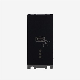 Panasonic 1M INDIKATORSKI prekidač za GREJALICU sa indikatorom crni 16A WT8(WVTT10021BL)02 EU2 Thea Modular