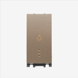 Panasonic 1M INDIKATORSKI prekidač za SVETLO sa indikatorom zlatni 16A WT8(WVTT10021DR)04 EU2 Thea Modular