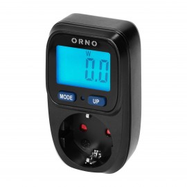 OR-WAT-419(GS)/B crni LCD merač potrošnje 3680W ORNO 