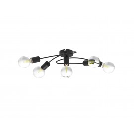 M190135 40W 220~240V crni 5xE27 luster Mitea Lighting