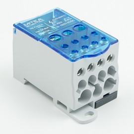 ME-FJ400A Stezaljka (klema) sa poklopcem PLAVA max.400A Distributivni blok Mitea Electric