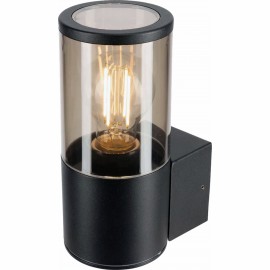M914 S Max.A60 CRNA+SMOKY IP54 1xE27 baštenska lampa zidna Mitea Lighting