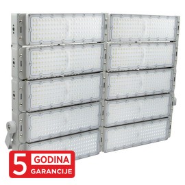 M457300 1000W 6500K modularni SMD LED reflektor 130000lm IP65 sivi 5Y Mitea Lighting