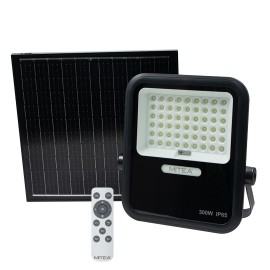 M452080-C4 300W 6500K crni IP65 solarni LED reflektor set  ABS Mitea Lighting