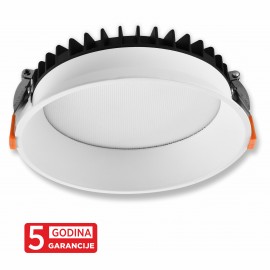 M205336-W 36W 3CCT 3000/4000/6000K IP40 bela ugradna LED svetiljka UGR<19  (TC-TD35) 5Y Mitea Lighting