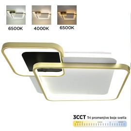 M205494-WGB LED plafonska lampa belo-zlatno 3000-6000K Mitea Lighting 