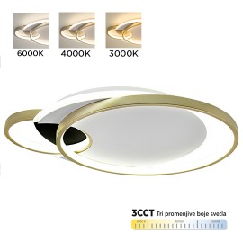 M205495-WGB LED plafonska lampa zlatno-bela 3000-6000K Mitea Lighting 