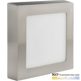 M24NK-SN-CCT 24W 3000~6500K saten nikl nadgradni kvadratni LED panel Mitea Lighting 
