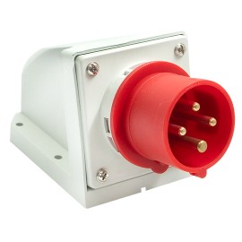 ME-UNU4P-16A IP44 industrijski utikač nazidni Mitea Electric