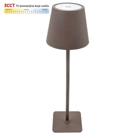 M6002-BR BRAON 2W IP20 LED TOUCH dimmable + 3CCT 3000-6000K stona lampa DC5V LED Mitea Lighting