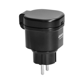 ORNO OR-SH-1733(GS) 13A IP44 šuho adapter sa prijemnikom 433.92 MHz, crni
