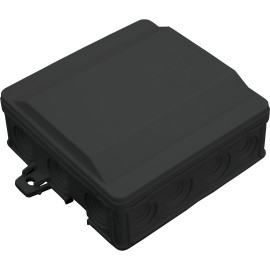 SEZ 6410-20 crna razvodna kutija sa elastičnim uvodnicama 90x90mm IP54, klik sistem