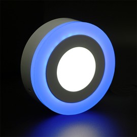 M6NO-D 3W+3W 6500K+plava nadgradni okrugli LED panel Mitea Lighting