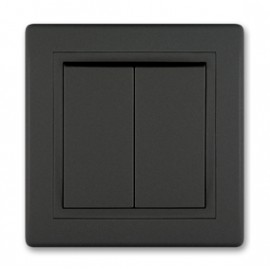 Aling serijski prekidač crna soft 606.E1E1 Prestige