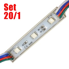 M-J5630 RGB 5050 3xLED modul set 20/1 IP65 0.72W Mitea Lighting